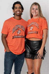 OSU OSU arch Pete unisex t-shirt orange T-shirts | Lush Fashion Lounge Trendy Oklahoma State Cowboys Apparel & Cute Gameday T-Shirts