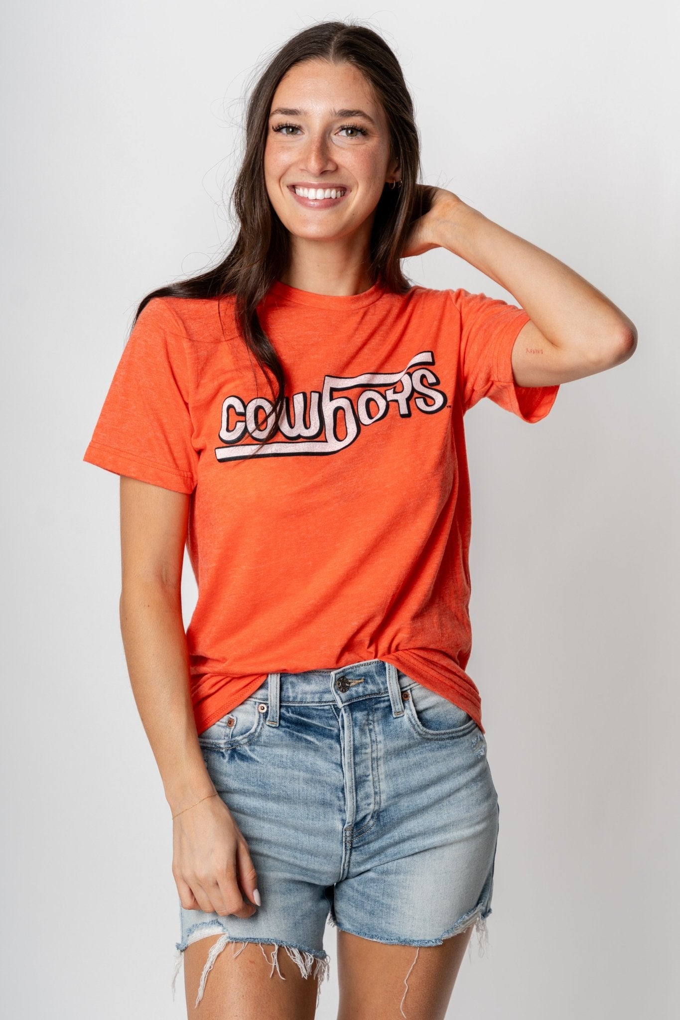 OSU OSU Cowboys b design unisex short sleeve t-shirt T-shirts | Lush Fashion Lounge Trendy Oklahoma State Cowboys Apparel & Cute Gameday T-Shirts
