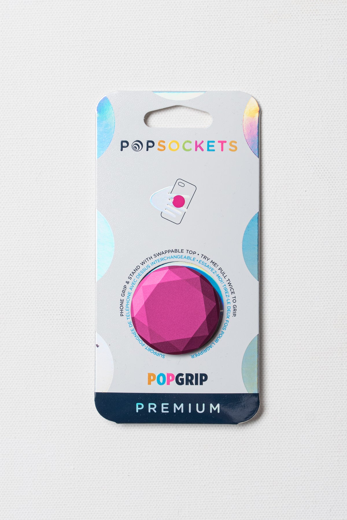 PopSockets phone grip metallic diamond plum - Cute Pop Socket - Trendy PopSockets at Lush Fashion Lounge Boutique in Oklahoma City