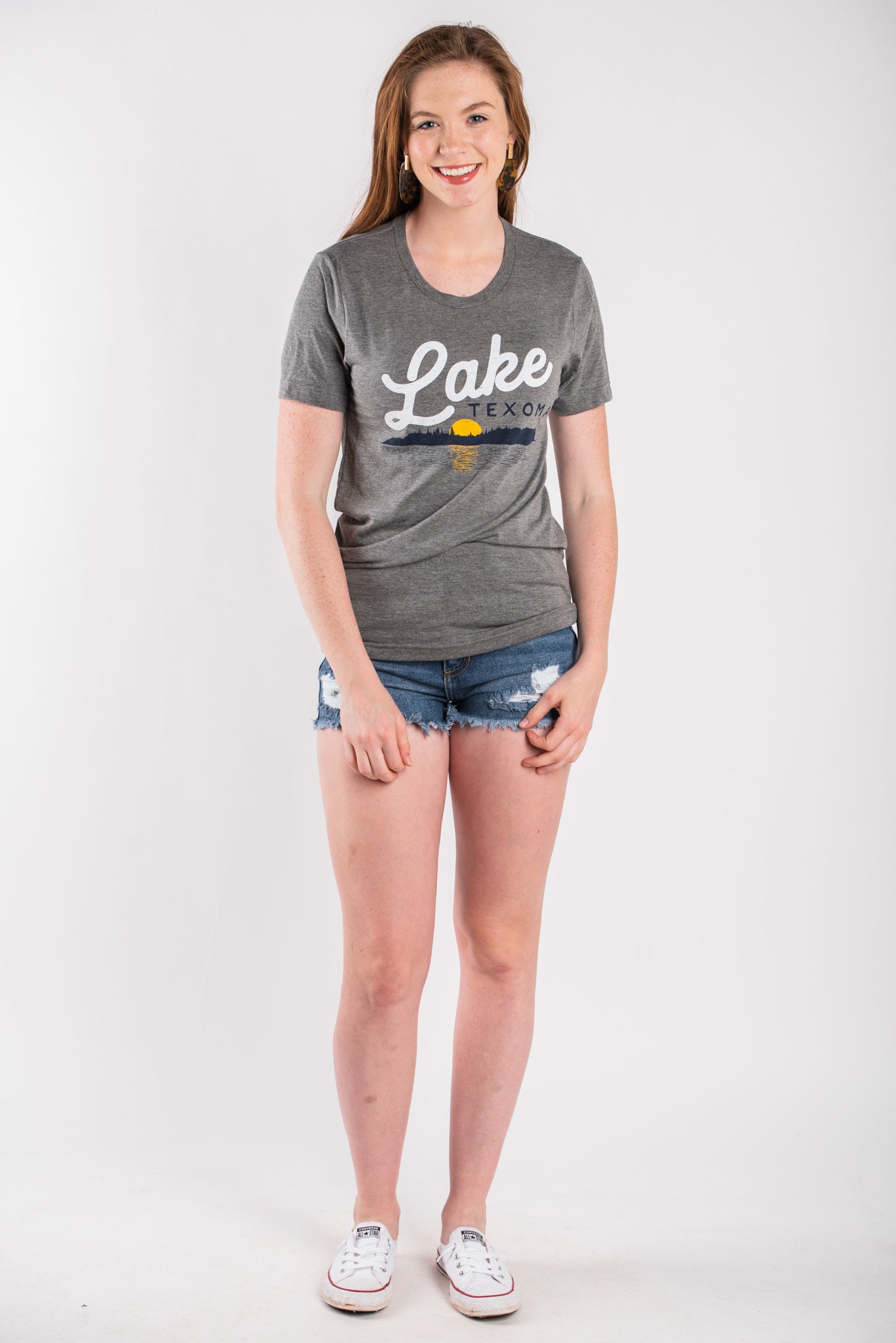 Lake Texoma unisex short sleeve t-shirt grey - DayDreamer Clothing at Lush Fashion Lounge Trendy Boutique in Oklahoma City