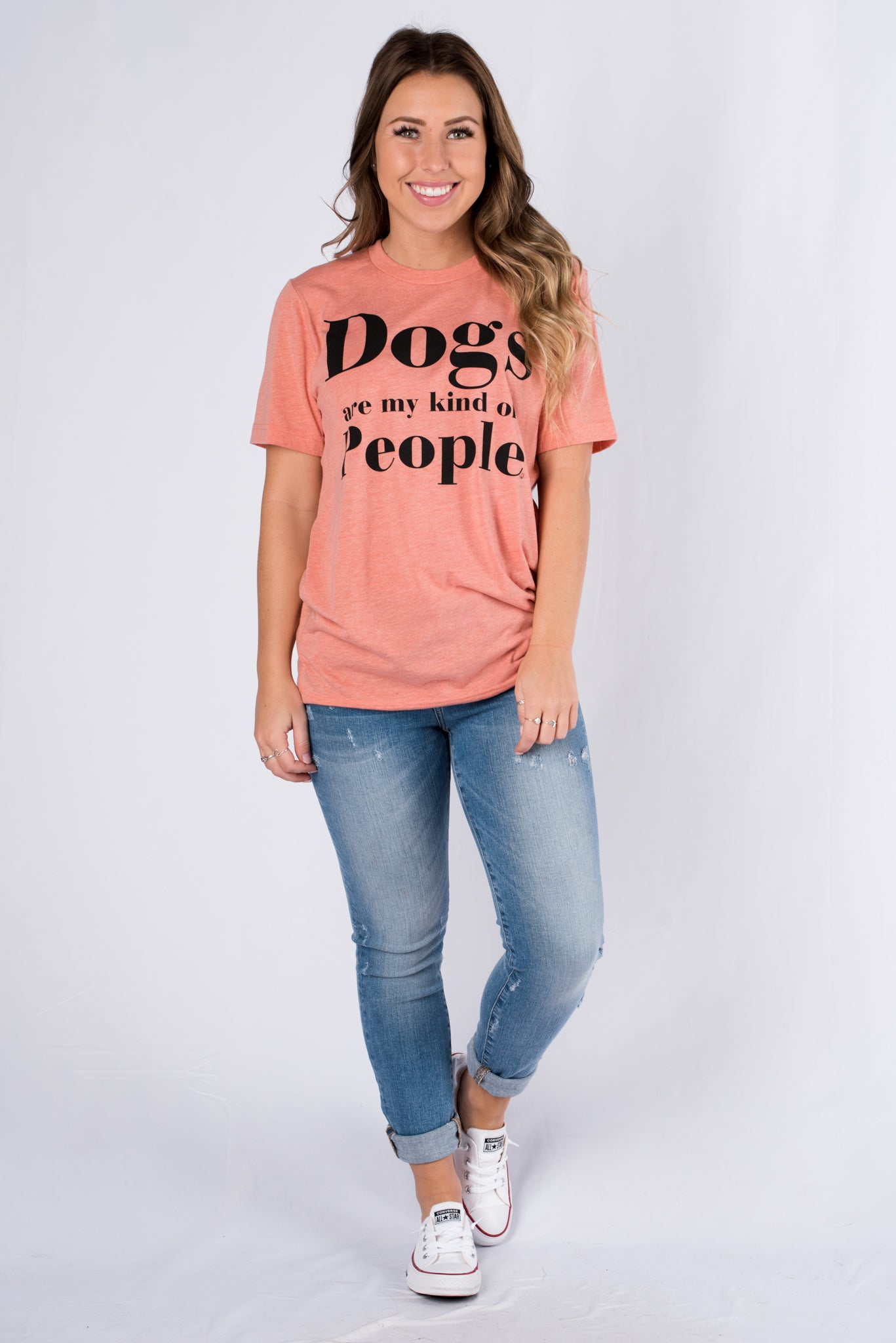 Dogs are my kind of people unisex short sleeve crew neck t-shirt sunset - Trendy T-shirts - Cute Graphic Tee Fashion at Lush Fashion Lounge Boutique in Oklahoma