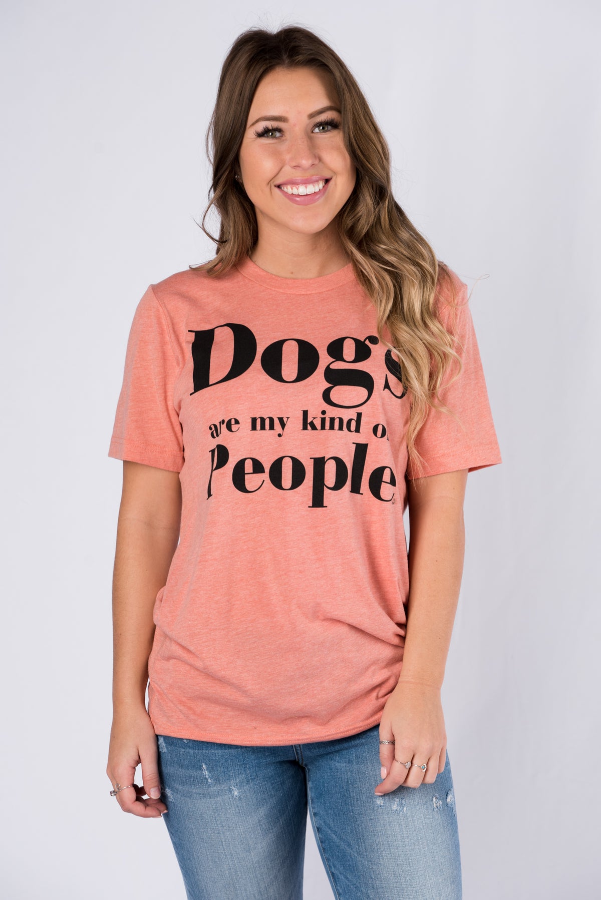 Dogs are my kind of people unisex short sleeve crew neck t-shirt sunset - Stylish T-shirts - Trendy Graphic T-Shirts and Tank Tops at Lush Fashion Lounge Boutique in Oklahoma City