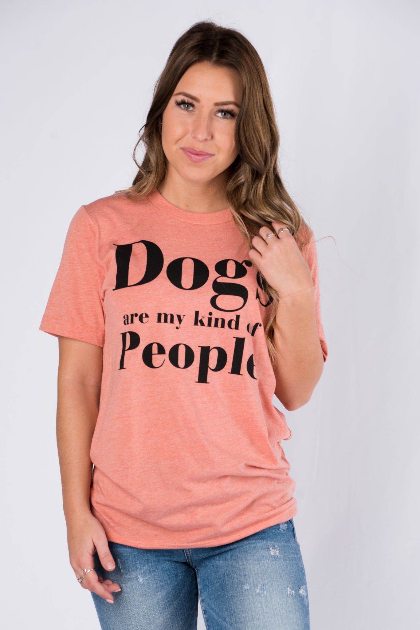 Dogs are my kind of people unisex short sleeve crew neck t-shirt sunset - Cute T-shirts - Funny T-Shirts at Lush Fashion Lounge Boutique in Oklahoma City