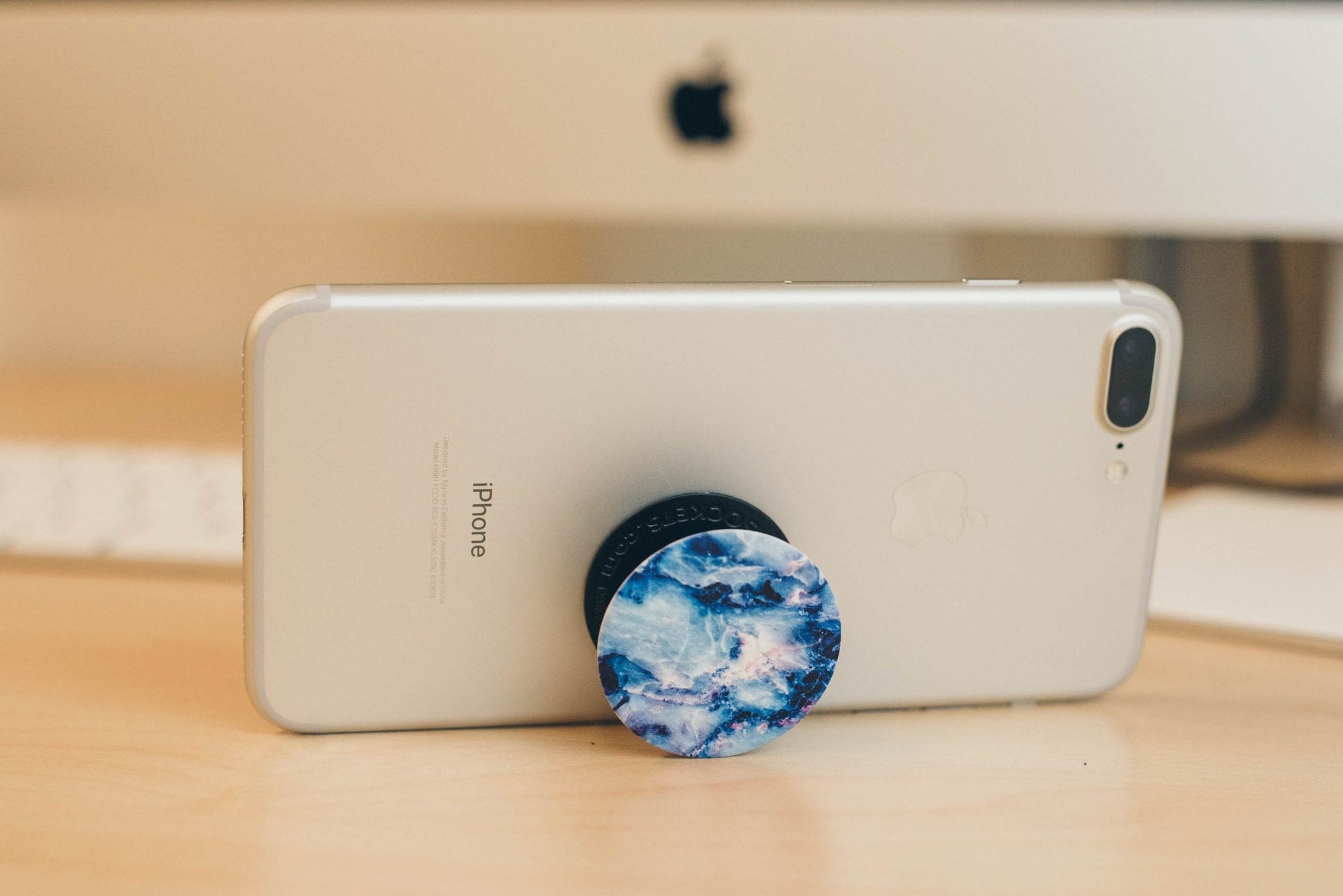 PopSockets phone grip blue marble - Cute Pop Socket - Trendy PopSockets at Lush Fashion Lounge Boutique in Oklahoma City