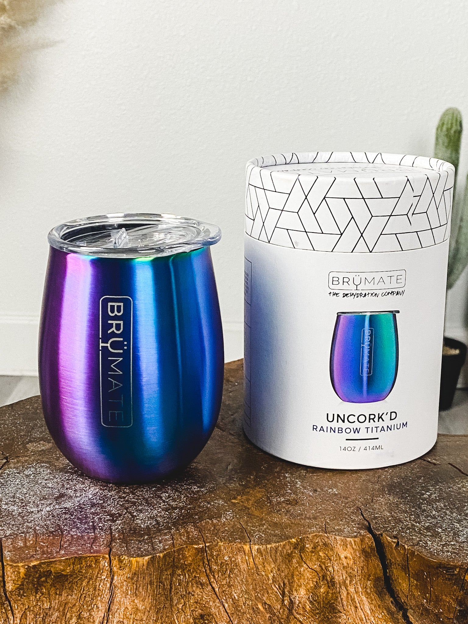 BruMate uncork'd xl wine tumbler rainbow titanium - BruMate Drinkware, Tumblers and Insulated Can Coolers at Lush Fashion Lounge Trendy Boutique in Oklahoma City