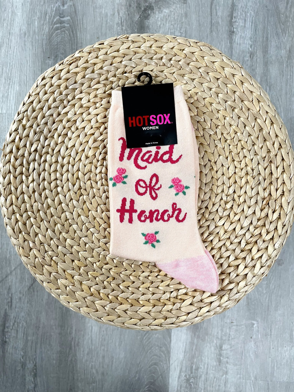 HotSox women's maid of honor socks - Trendy Socks at Lush Fashion Lounge Boutique in Oklahoma City