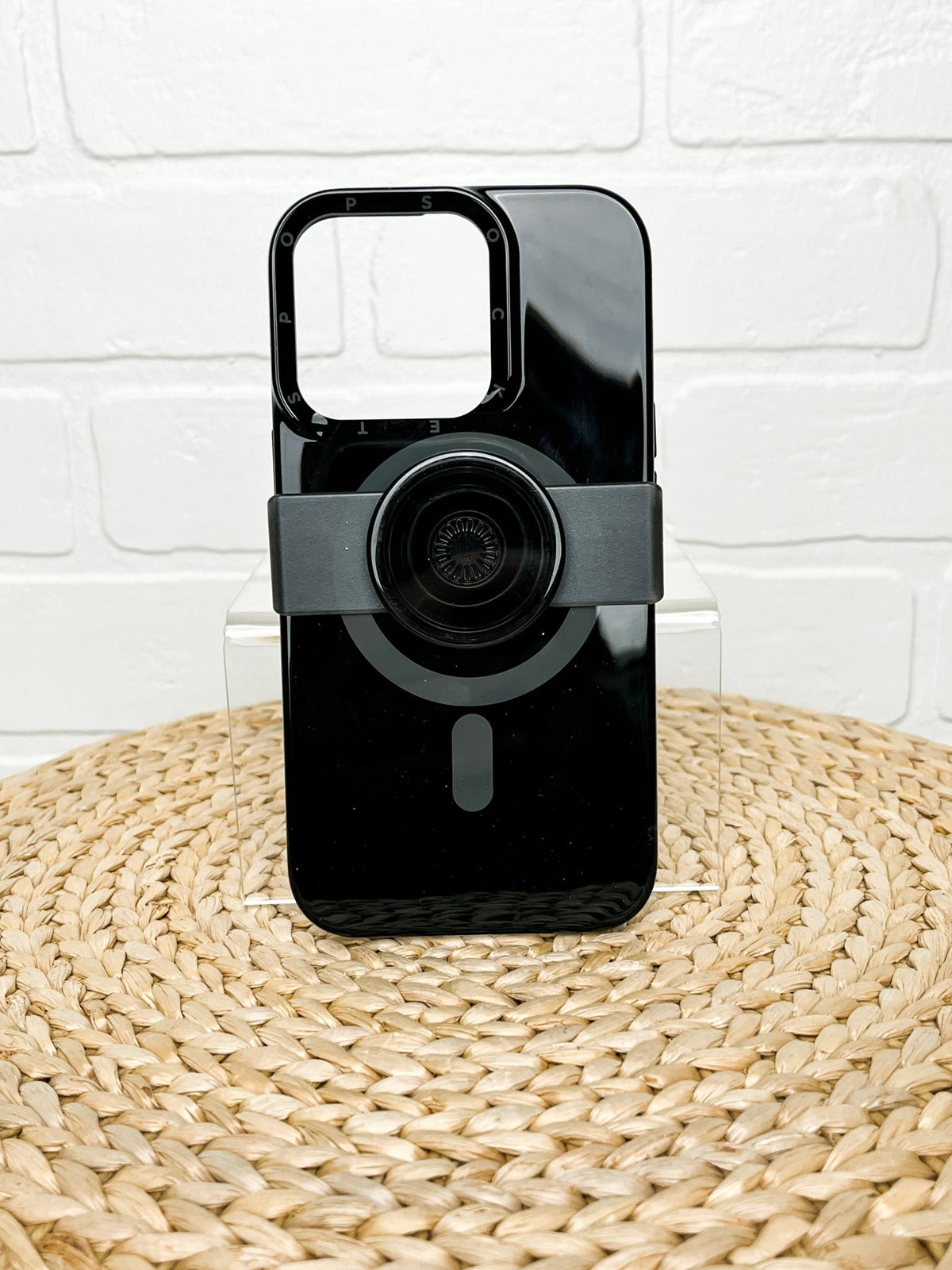 PopSocket iPhone 13 pro magsafe phone case black - Cute phone case - Trendy PopSockets at Lush Fashion Lounge Boutique in Oklahoma City