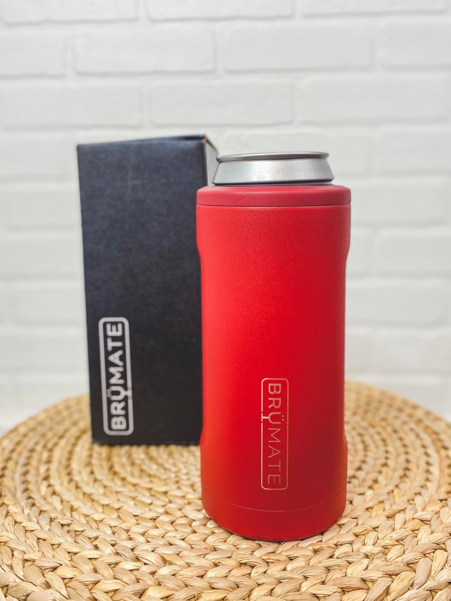 BruMate hopsulator slim ruby - BruMate Drinkware, Tumblers and Insulated Can Coolers at Lush Fashion Lounge Trendy Boutique in Oklahoma City