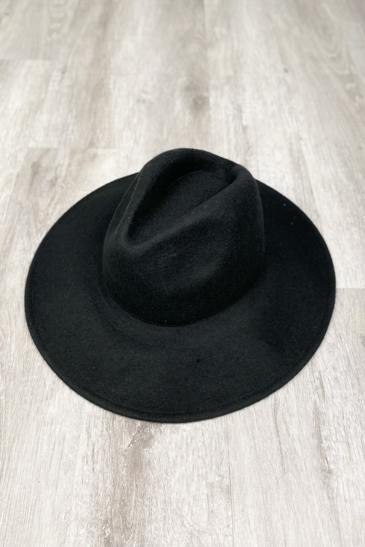 Wide brim panama hat black - Trendy Hats at Lush Fashion Lounge Boutique in Oklahoma City