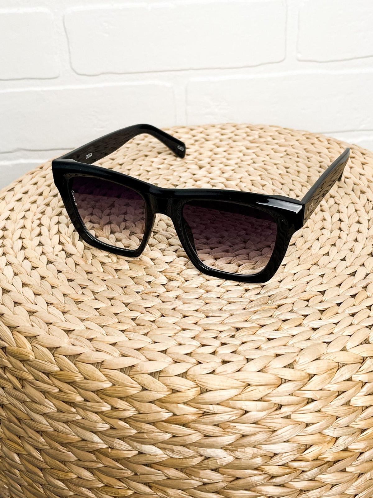 Otra Aspen sunglasses black smoke - Stylish Sunglasses - Cute Sunglasses at Lush Fashion Lounge Boutique in Oklahoma