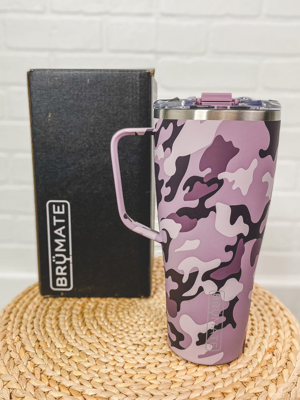 BruMate Toddy XL mug mauve camo - BruMate Drinkware, Tumblers and Insulated Can Coolers at Lush Fashion Lounge Trendy Boutique in Oklahoma City