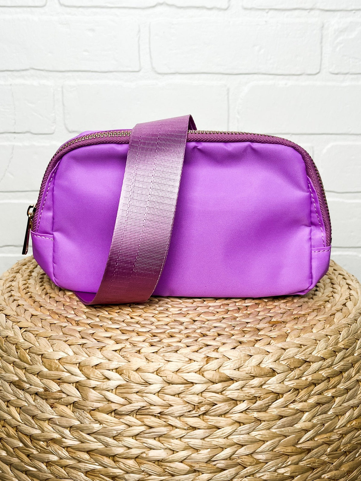 Sling belt bag lavender - Trendy Bags at Lush Fashion Lounge Boutique in Oklahoma City