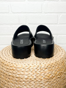 Oriya chunky sandal black Stylish shoes - Womens Fashion Shoes at Lush Fashion Lounge Boutique in Oklahoma City