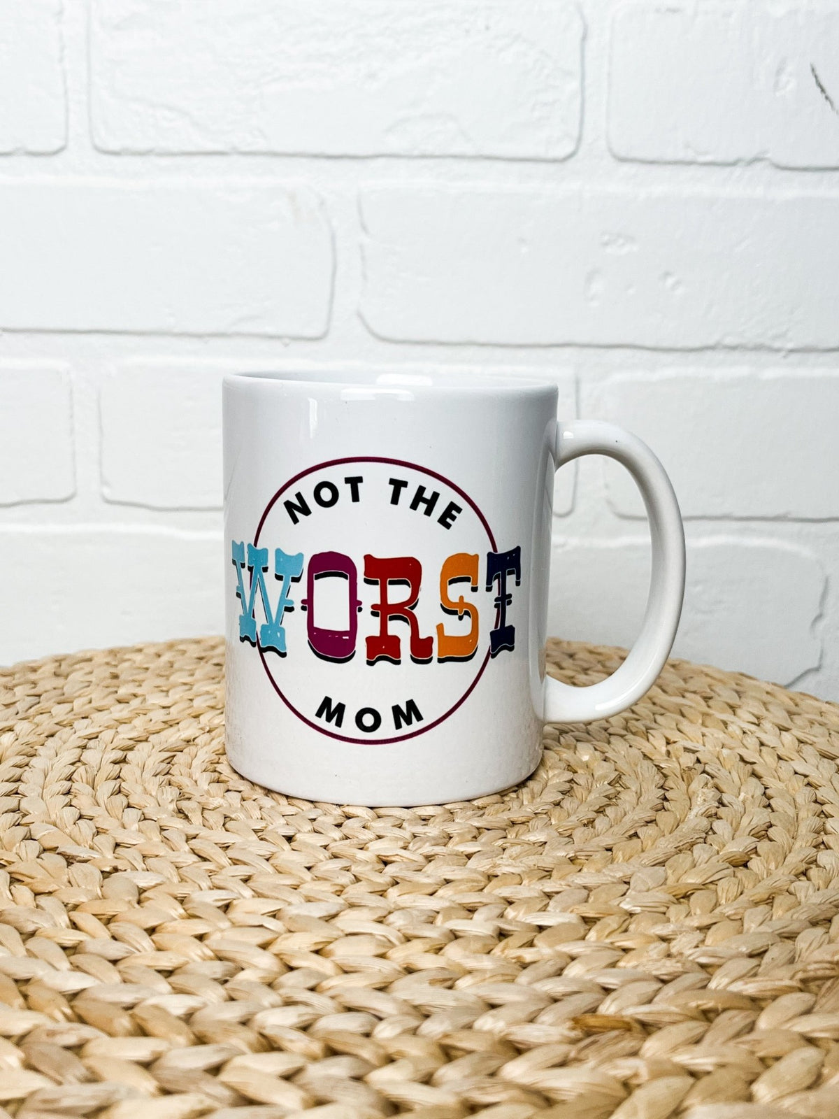 Mugsby not the worst mom coffee mug - Stylish coffee mug - Trendy Gifts for Mom at Lush Fashion Lounge in Oklahoma