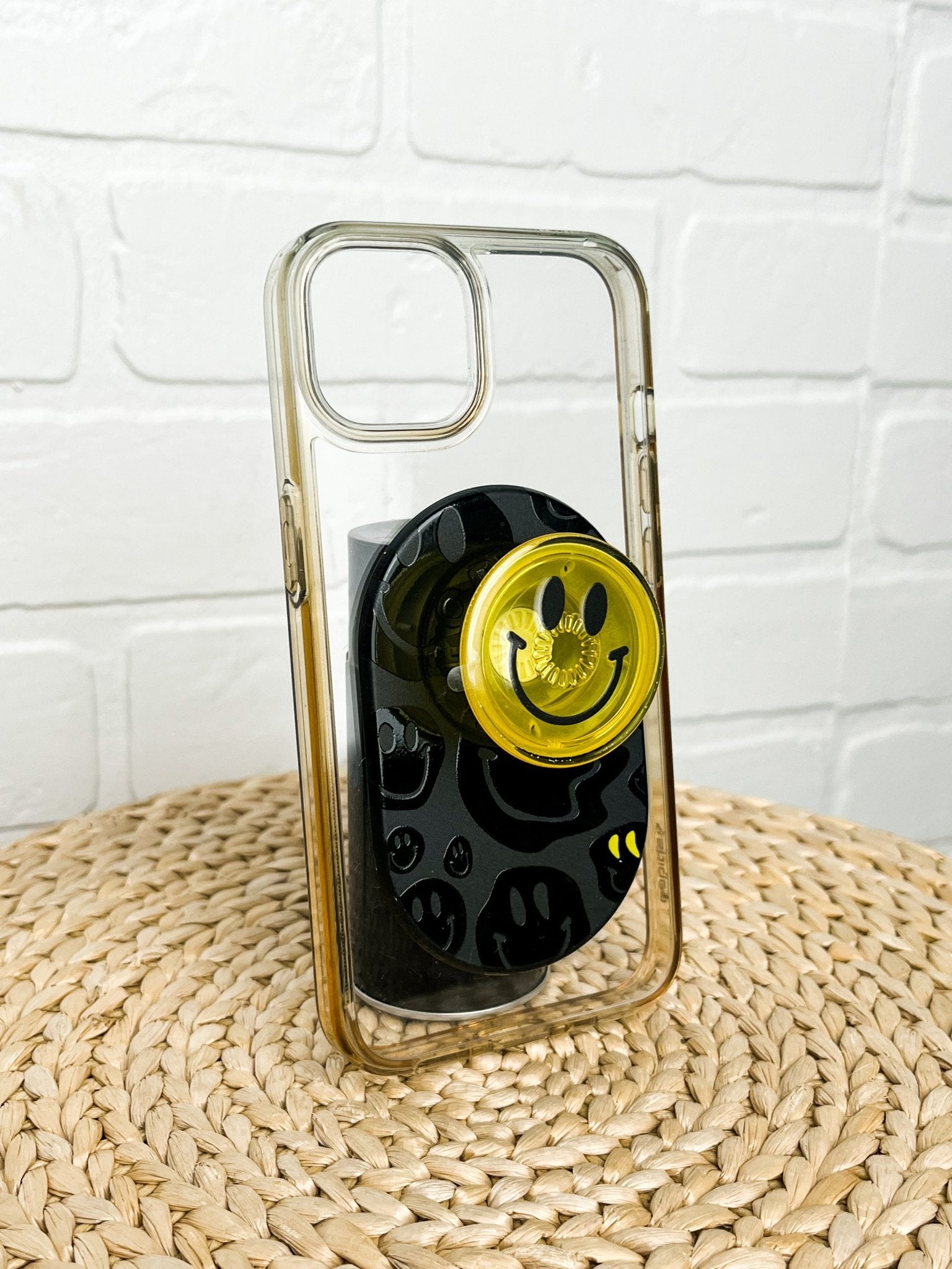 PopSocket PopGrip for magsafe case all smiles - Trendy Gifts at Lush Fashion Lounge Boutique in Oklahoma City