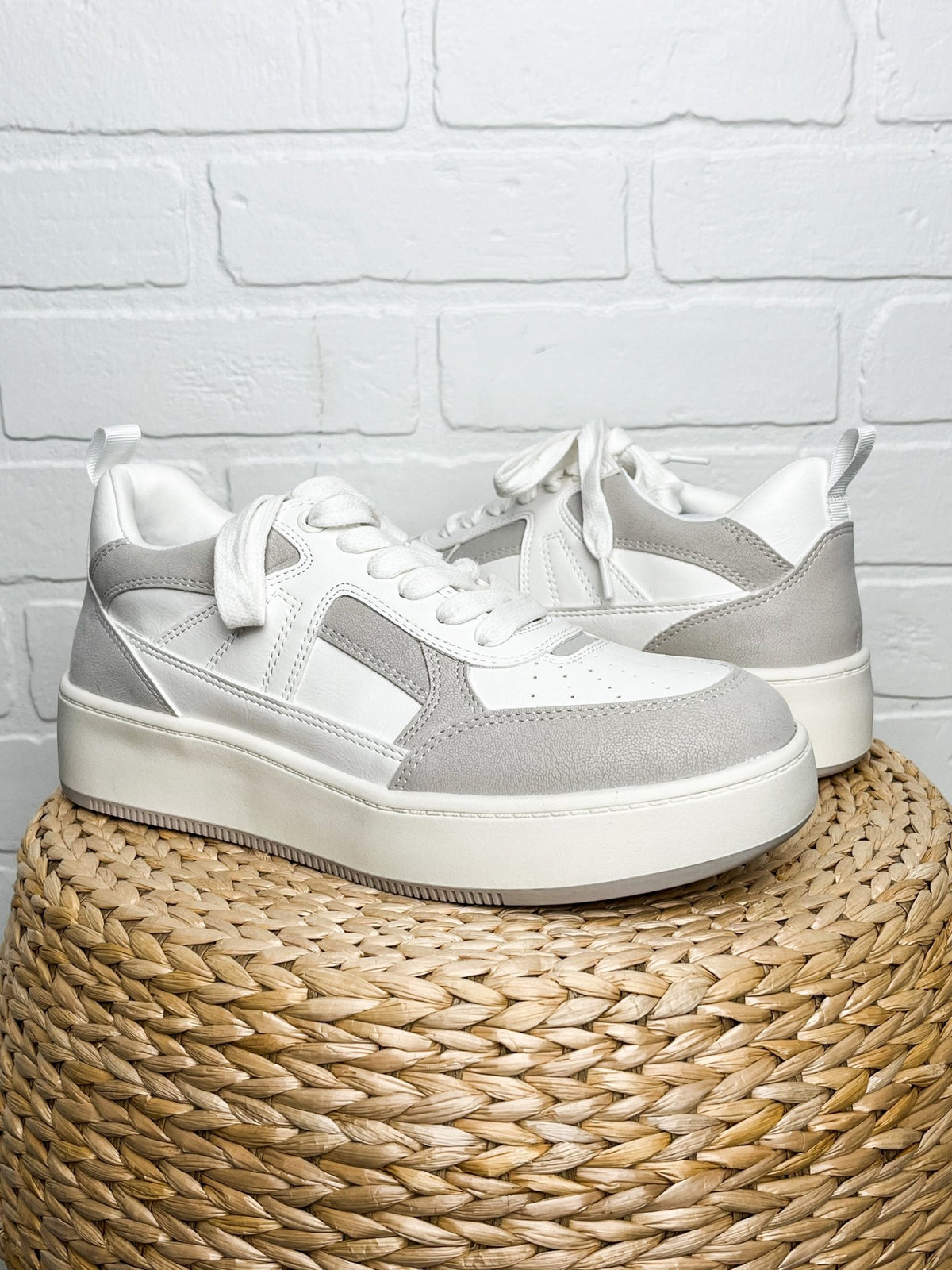 Malbru sneaker white - Cute Shoes - Trendy Shoes at Lush Fashion Lounge Boutique in Oklahoma City