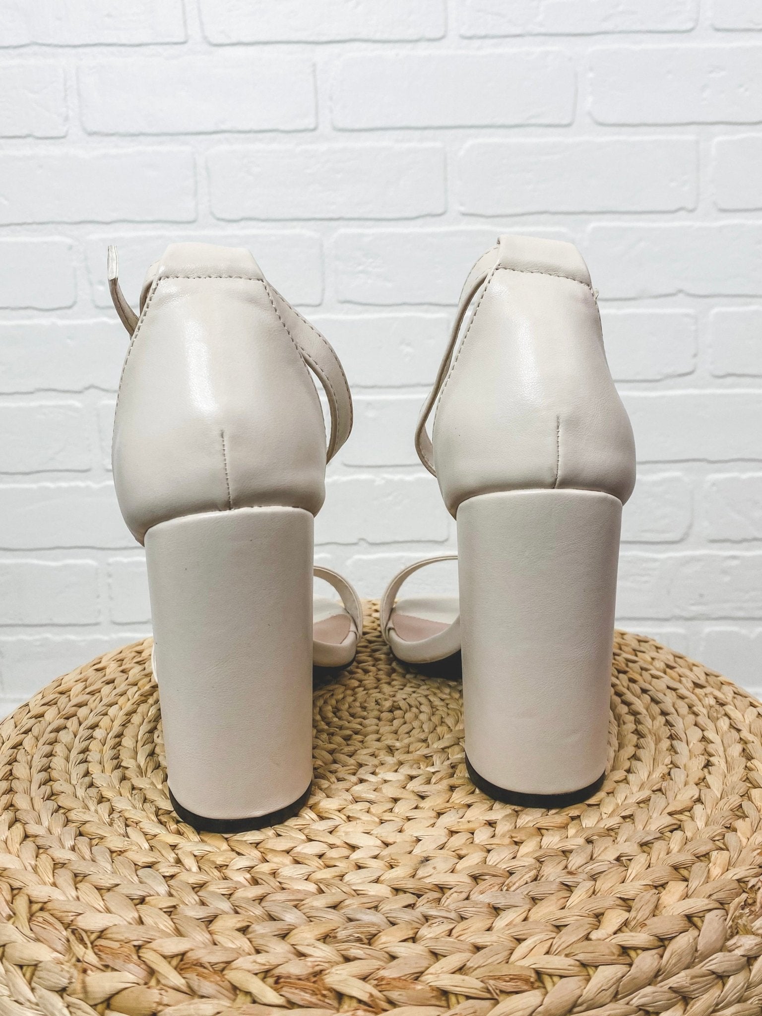 Cashmere ankle strap heel off white - Trendy New Year's Eve Dresses, Skirts, Kimonos and Sequins at Lush Fashion Lounge Boutique in Oklahoma City
