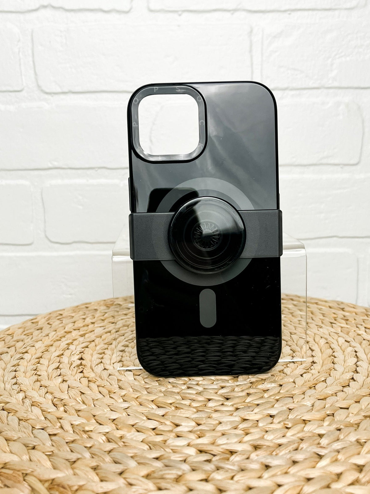 PopSocket iPhone 13 magsafe phone case black - Cute phone case - Trendy PopSockets at Lush Fashion Lounge Boutique in Oklahoma City