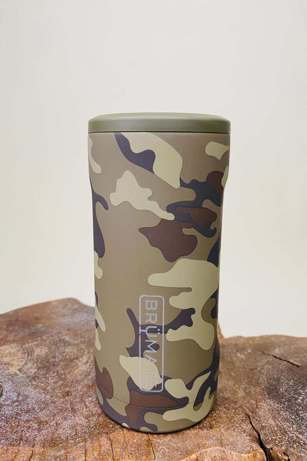 BruMate hopsulator slim green camo - BruMate Drinkware, Tumblers and Insulated Can Coolers at Lush Fashion Lounge Trendy Boutique in Oklahoma City