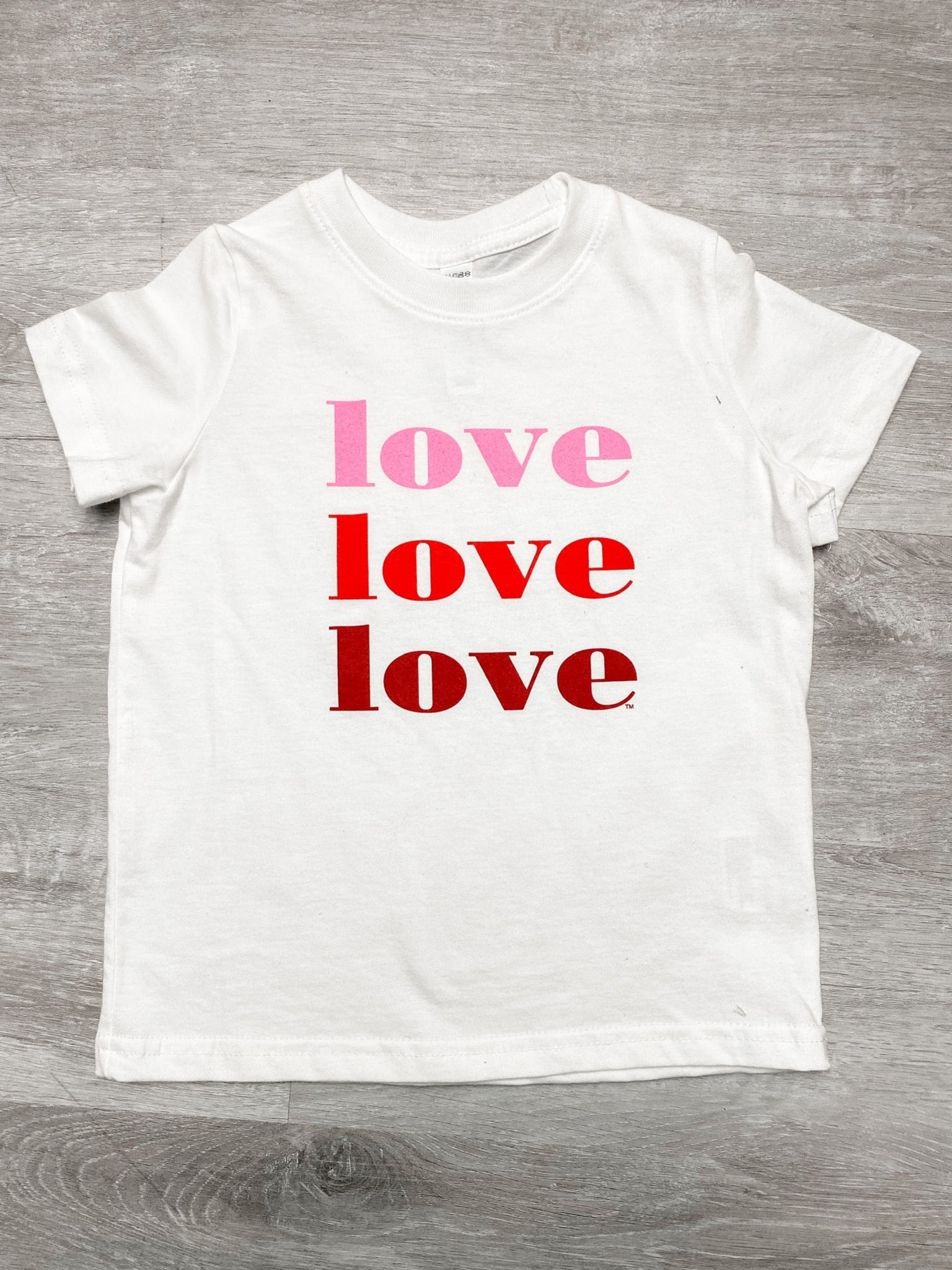KIDS love repeater t-shirt white - Stylish T-shirts - Cute Mommy and Me Apparel at Lush Fashion Lounge Boutique in Oklahoma
