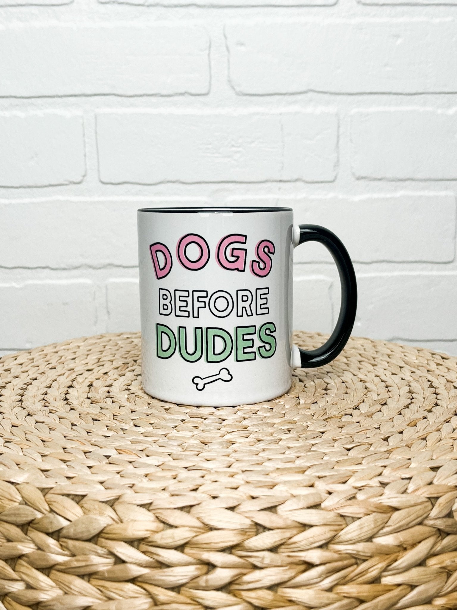 Mugsby Dogs before dudes coffee mug - Trendy Tumblers, Mugs and Cups at Lush Fashion Lounge Boutique in Oklahoma City