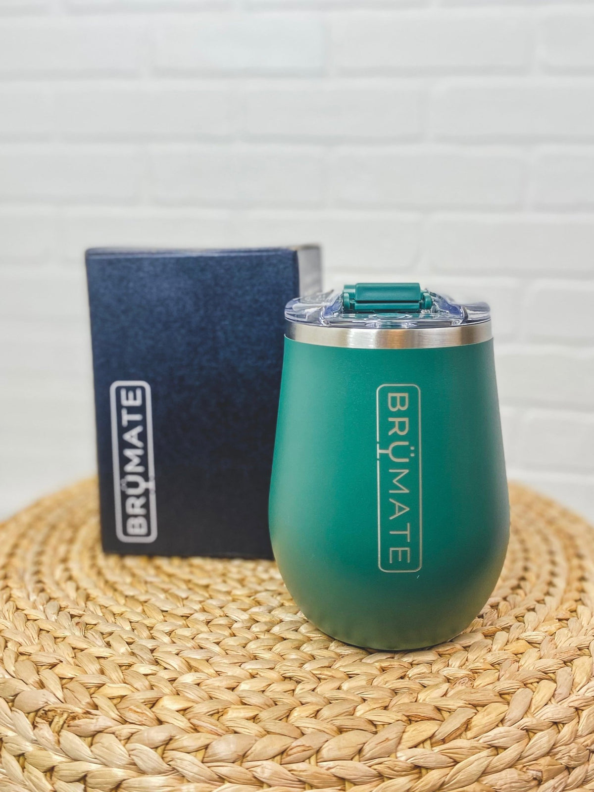 BruMate uncork'd xl wine tumbler hunter - BruMate Drinkware, Tumblers and Insulated Can Coolers at Lush Fashion Lounge Trendy Boutique in Oklahoma City
