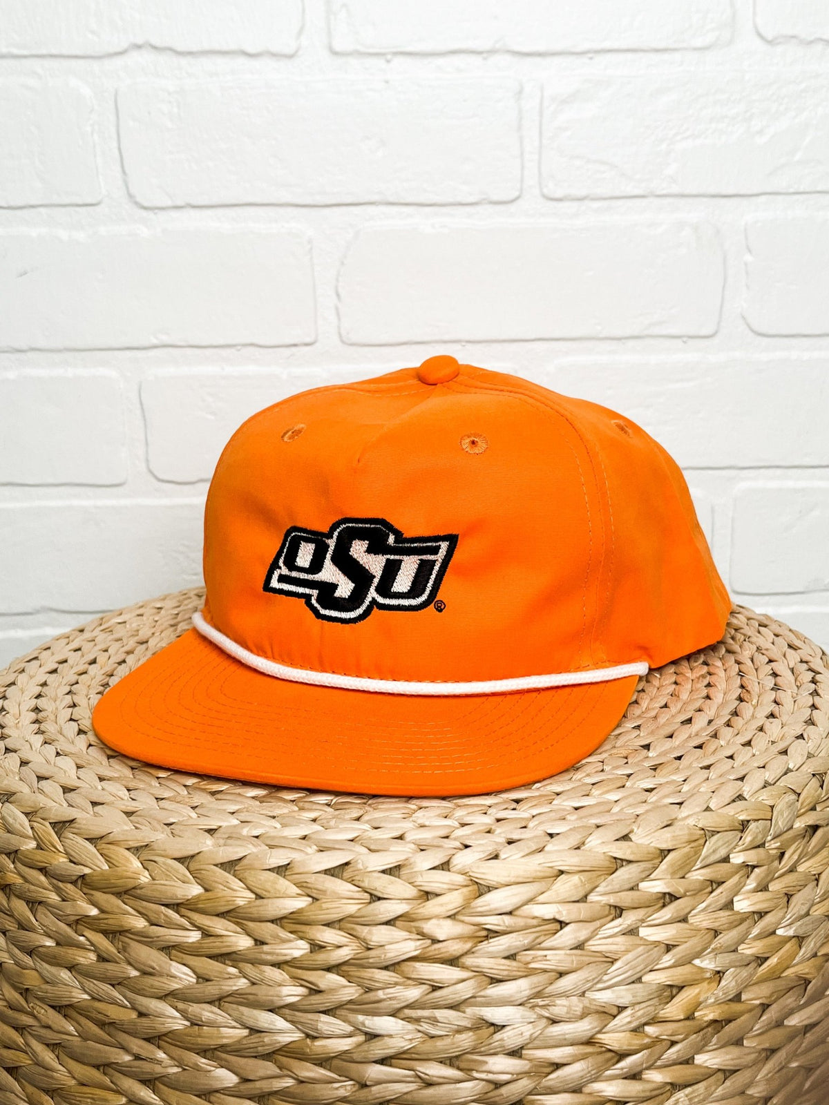 OSU OSU slanted performance rope hat orange Hats Orange | Lush Fashion Lounge Trendy Oklahoma State Cowboys Apparel & Cute Gameday T-Shirts