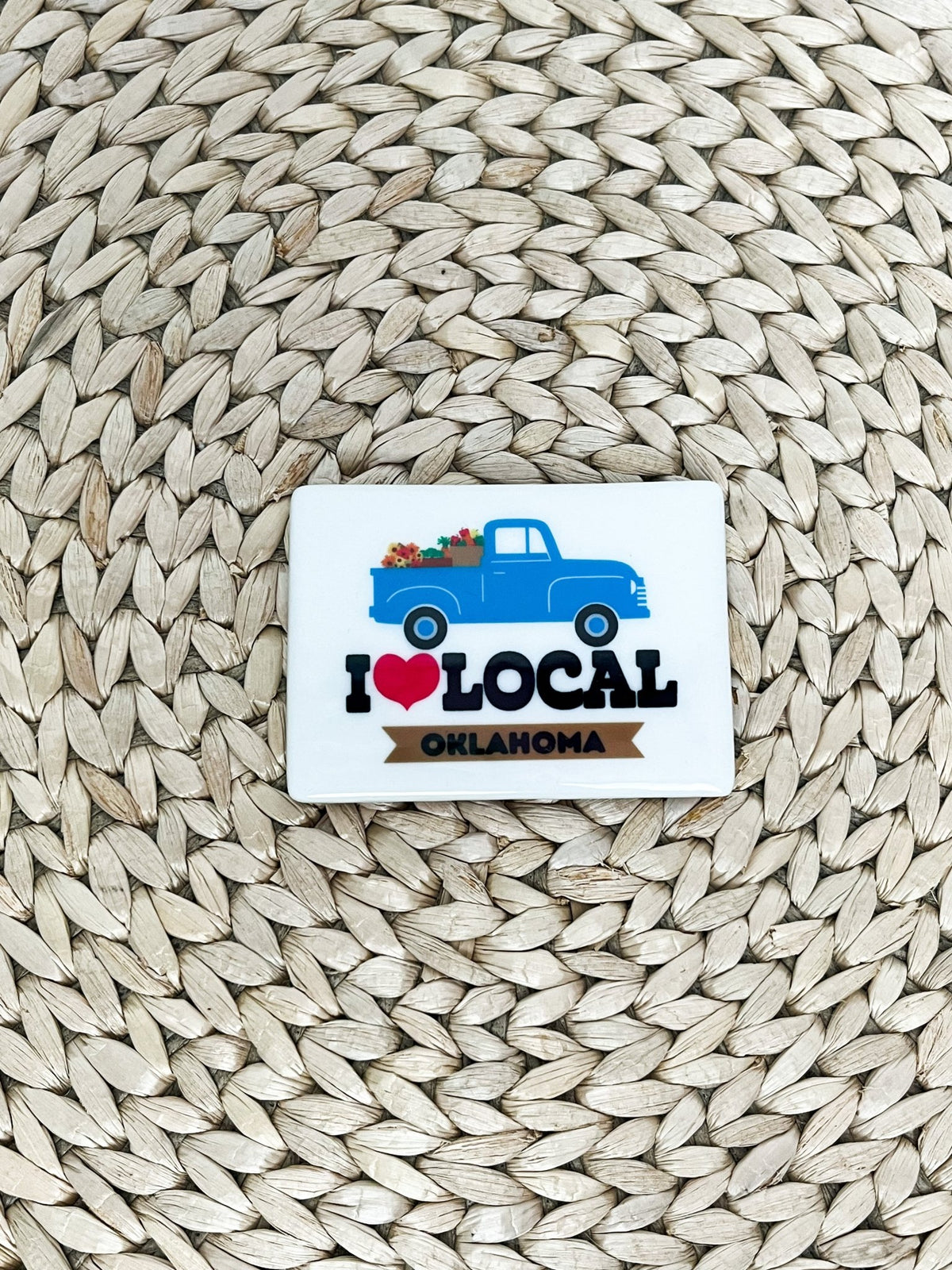 I love Oklahoma magnet - Trendy Gifts at Lush Fashion Lounge Boutique in Oklahoma City