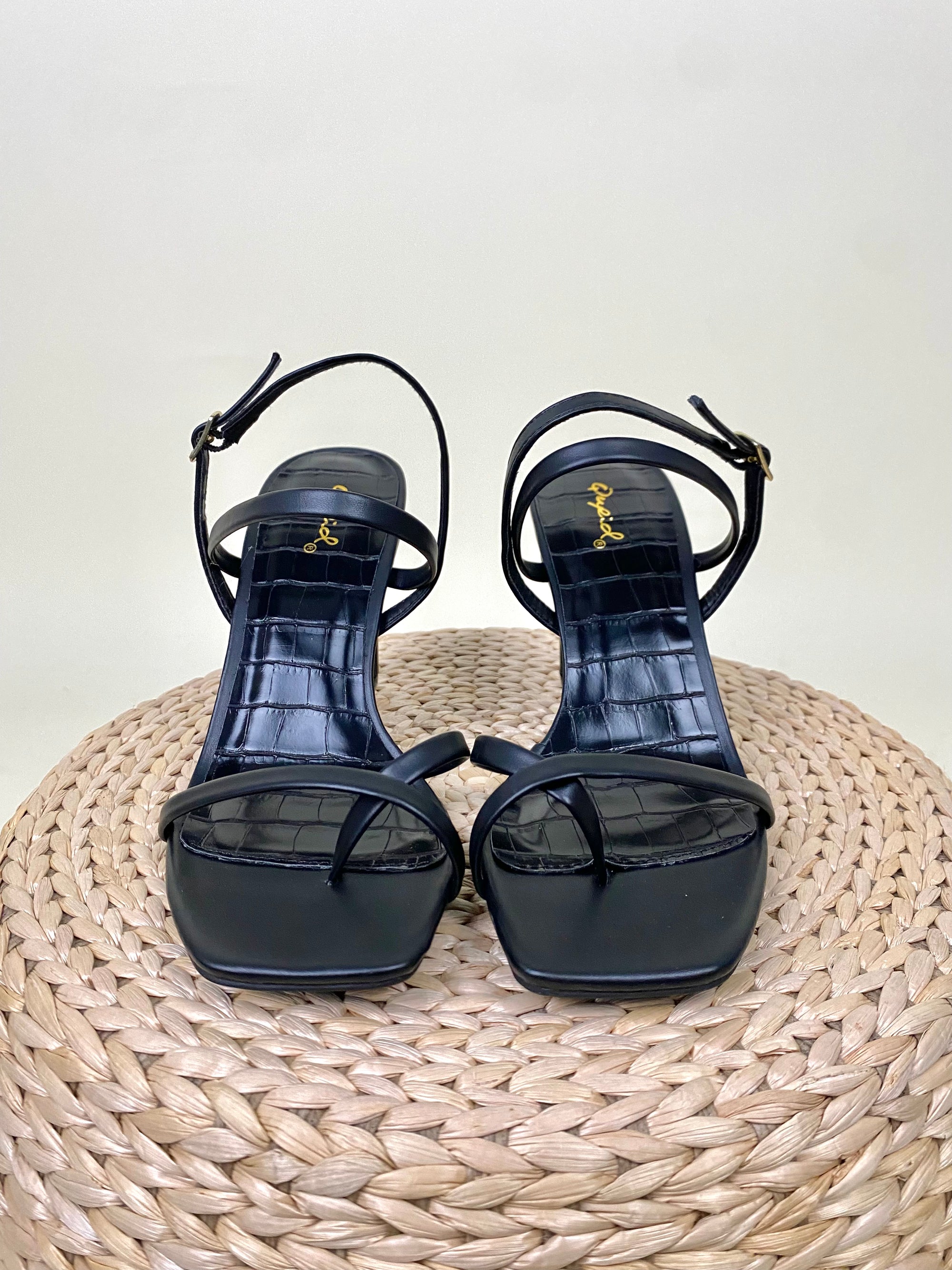 Kaylee strappy heel black - Trendy Shoes - Fashion Shoes at Lush Fashion Lounge Boutique in Oklahoma City