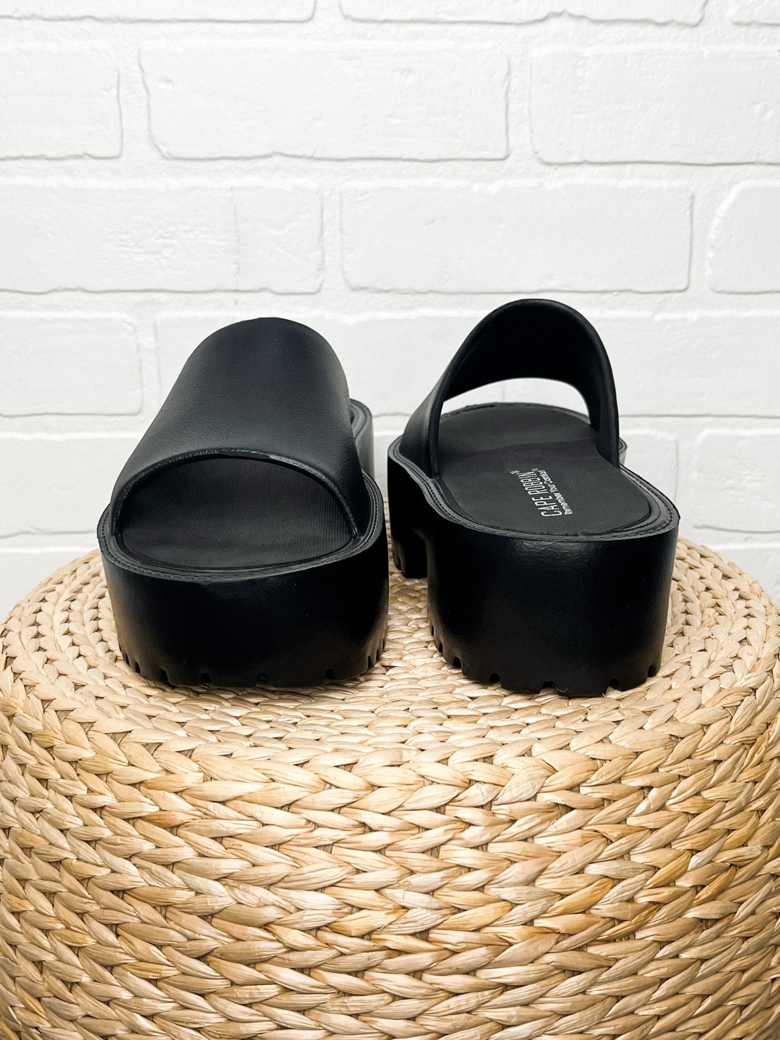 Oriya chunky sandal black - Affordable shoes - Boutique Shoes at Lush Fashion Lounge Boutique in Oklahoma City