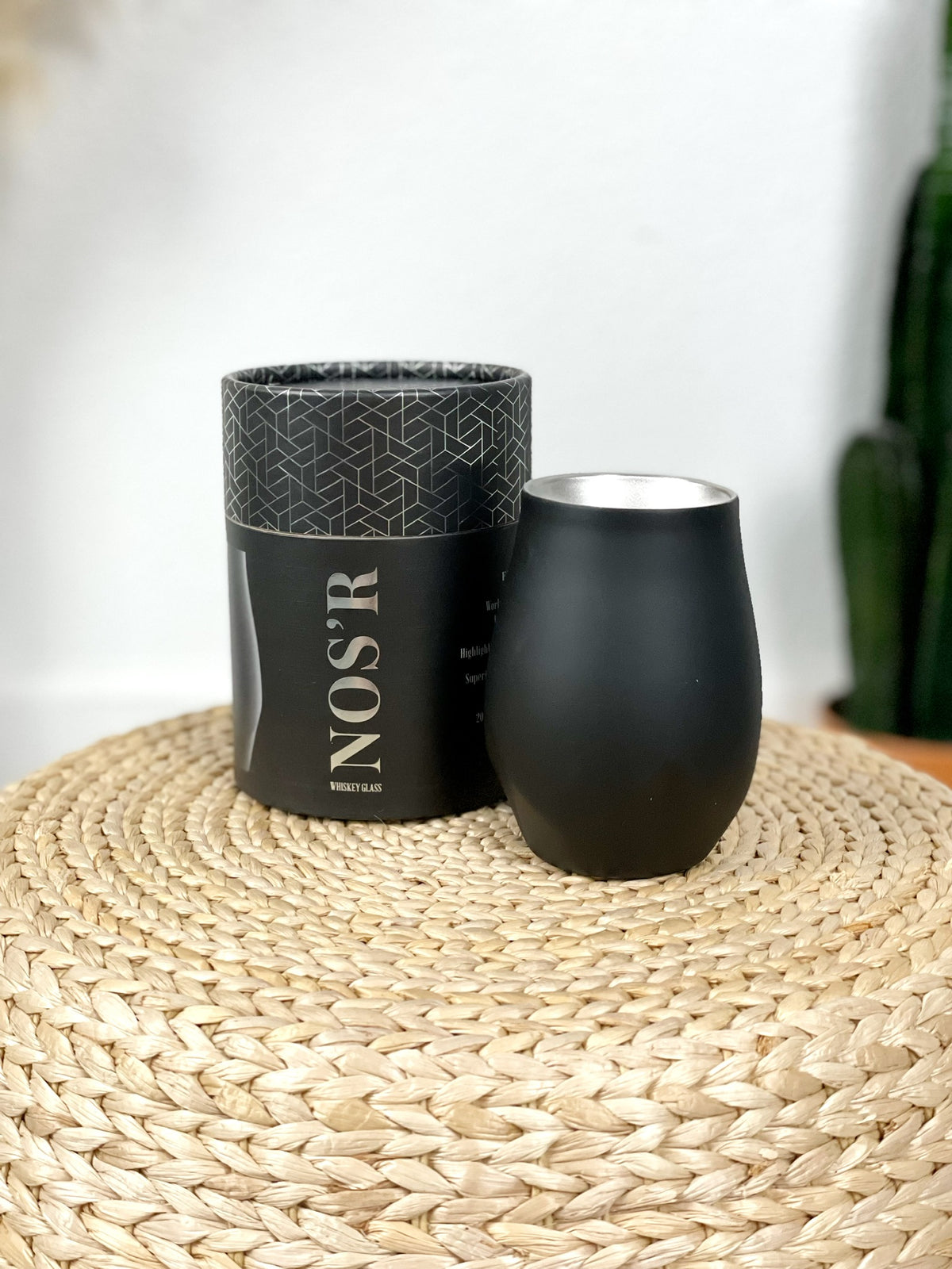 BruMate NOS'R insulated nosing glass matte black - BruMate Drinkware, Tumblers and Insulated Can Coolers at Lush Fashion Lounge Trendy Boutique in Oklahoma City