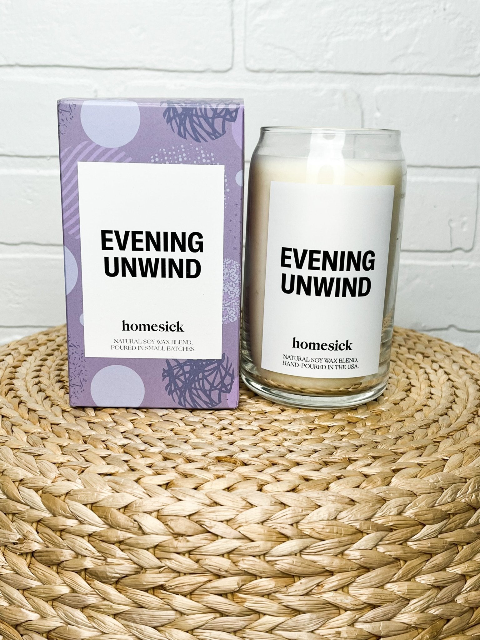 Homesick Evening Unwind candle - Trendy Candles at Lush Fashion Lounge Boutique in Oklahoma City