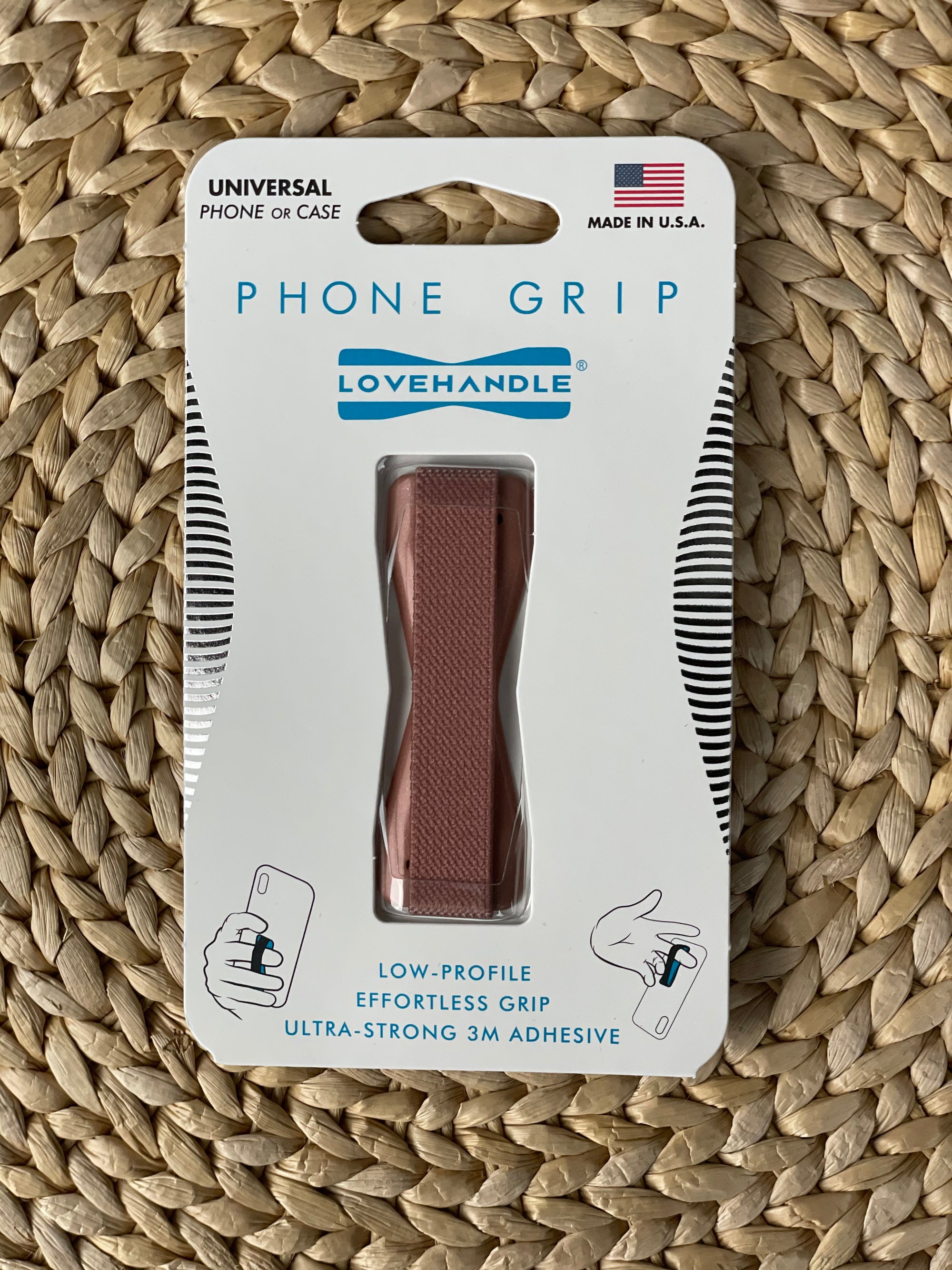 LoveHandle solid mauve phone grip - Stylish Phone Grip - Bright and Colorful Phone Grips at Lush Fashion Lounge Boutique in Oklahoma